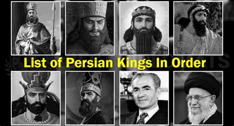 list of persian kings